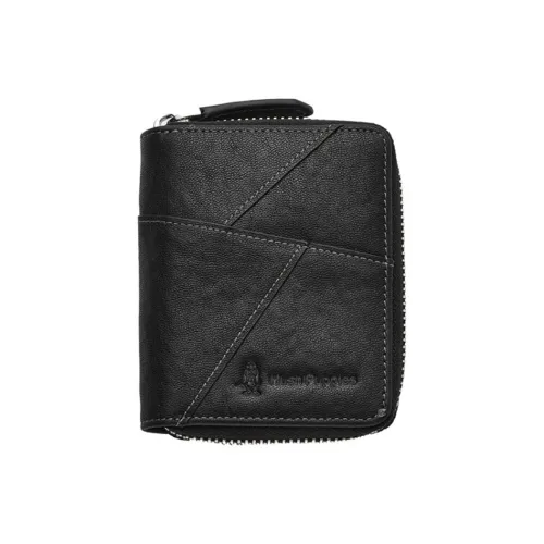 Hush Puppies Коровья кожа Держатель для карт Держатель для карт Стандартный Мужской Черный