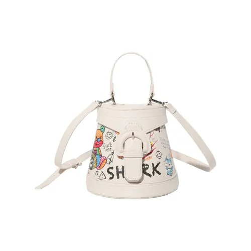 Bywhich ПУ (полиуретан) Сумка-ведро Сумка через плечо Сумка Обычная Женская Белая