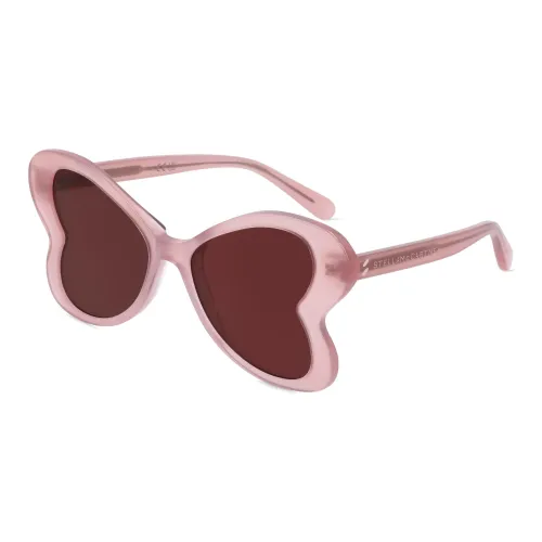 Stella McCartney Ацетат Бабочка Солнцезащитные очки Унисекс Розовый