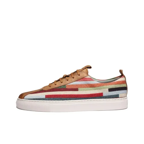 GRENSON Low-Top Canvas Shoes Brown Men's