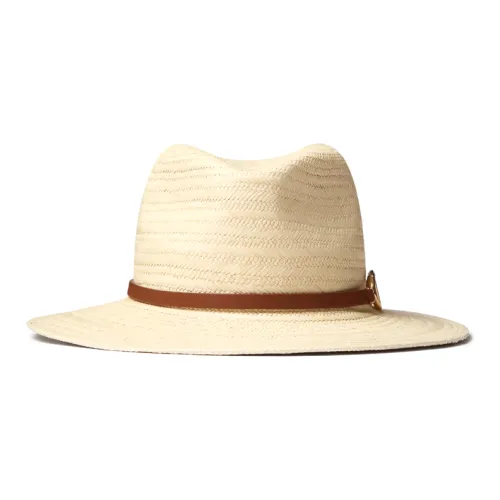 Valentino Вискоза Хлопок Пляжная шляпа Женская Бежевая