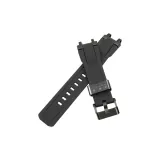 Чёрный ремешок + металл, чёрная пряжка, чёрное кольцо, чёрный соединитель.