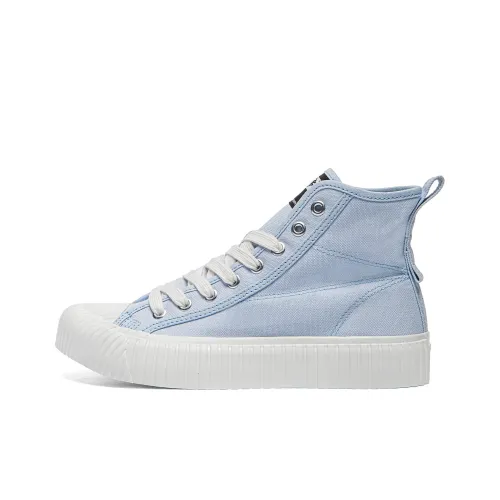 KAPPA Шорты Устойчивые к истиранию Высокие Кроссовки для скейтбординга Унисекс Туманный синий