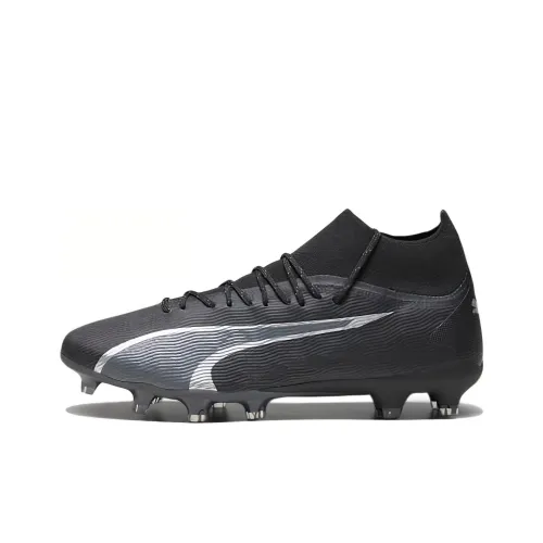 PUMA Ultra Pro FG Твердый грунт Природная трава Амортизация Футбольные бутсы Мужской Черный
