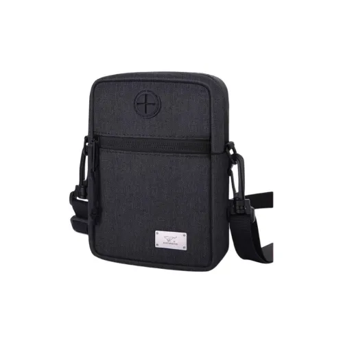 SEPTWOLVES Полиэстер Сумка через плечо Сумка на плечо Маленькая Мужская Черная Красная