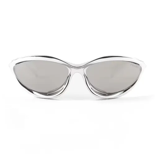 PRADA Ацетат Кошачий глаз Солнцезащитные очки Унисекс Прозрачный