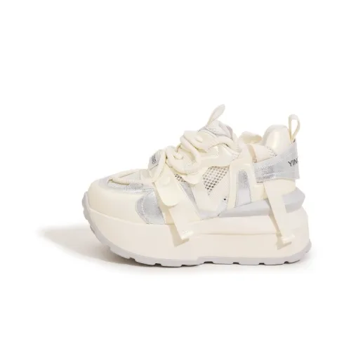 Milan Love Song Баланс Устойчивый к истиранию Дышащий Водонепроницаемый Устойчивый к скольжению Низкий Топ Толстая подошва Кроссовки Женские Серый