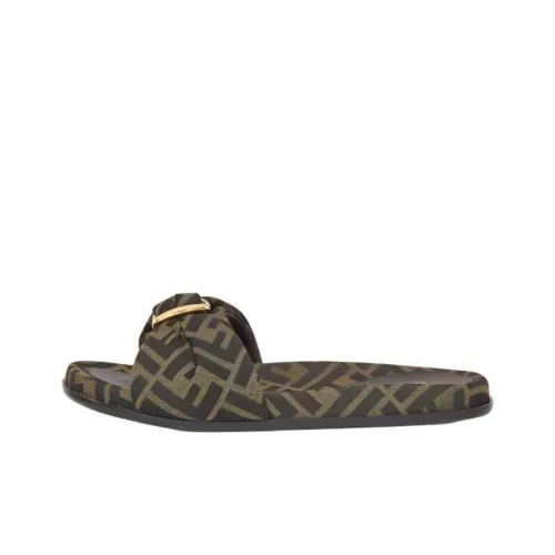 FENDI Feel Слипоны Женские Коричневый