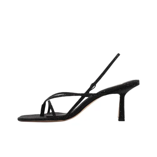 STUDIO AMELIA One Ремешок Сандалии 7,5 см Женские Черные