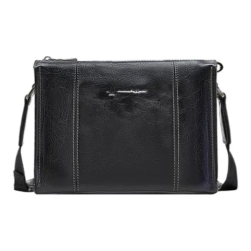 Hush Puppies Сумка через плечо из коровьей кожи сумка на плечо обычная мужская черная