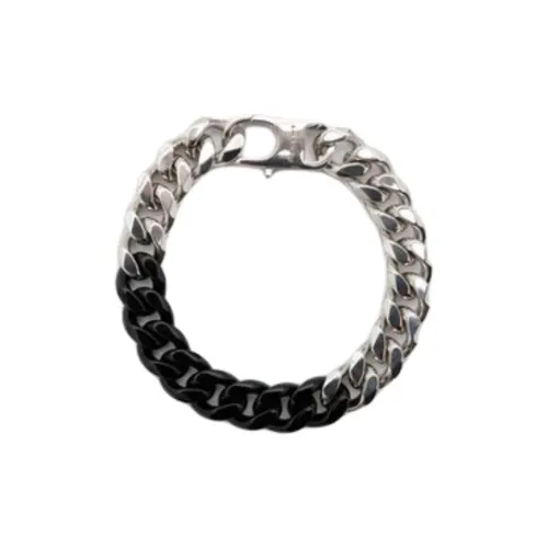 ISABEL MARANT Brass Bracelets Мужской Черный Серебристый
