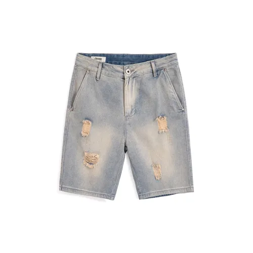 JEEP Джинсовые шорты Мужские Светло-синие Винтажные
