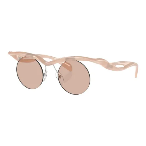 PRADA Нерегулярная форма Солнцезащитные очки Женские Розовый