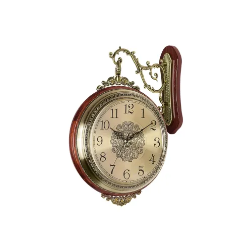 HENSE Кварцевый Movement Унисекс Настенные часы Желтые