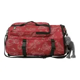 Красный с серым, подвеска в виде лягушки