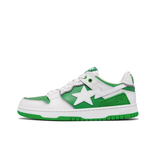 A BATHING APE BAPE совместный бренд SK8 STA Slip-resistant Low Top Скейтбординг Кроссовки Женские