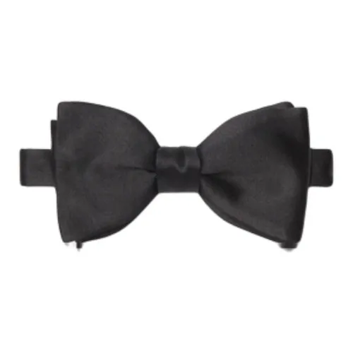 Zegna Тутовый шелк Аксессуары Унисекс Черный