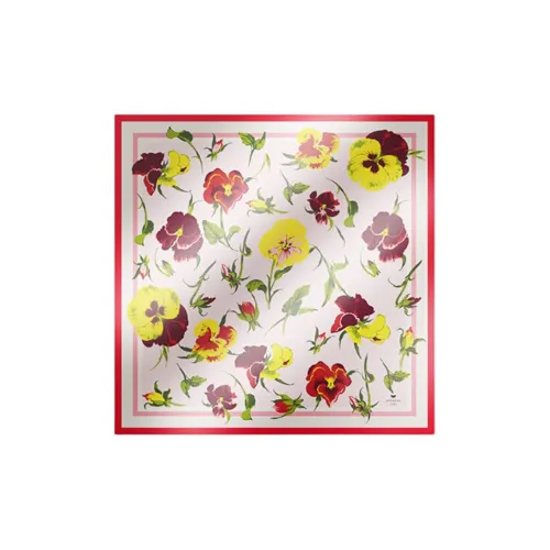 MaxMara Шарфы из шелка Тутовый женские розовые