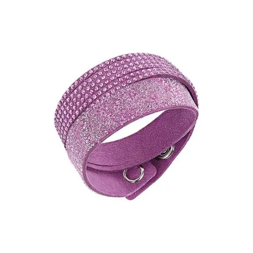 Кристалл Swarovski Ткань Браслеты Женские Фиолетовый