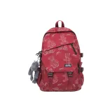 Красный с серым, подвеска в виде лягушки