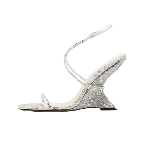 STUDIO AMELIA One Ремешок Сандалии 9 см Женские Серебряные