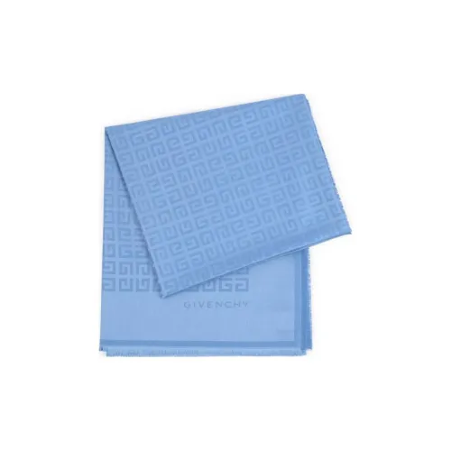 GIVENCHY Шелк Шелковые шарфы для женщин Синий