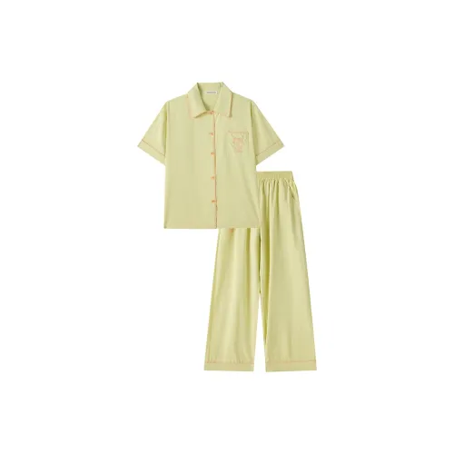 Teenie Weenie Пижамный комплект женский оранжевый розовый