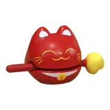 Богатство +1 Маленькая деревянная рыбка (красная) 10,5*6,6*6 см