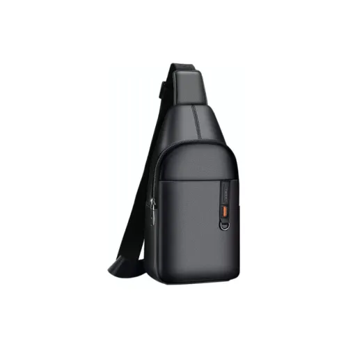 SEPTWOLVES Сумка через плечо из коровьей кожи сумка-слинг среднего размера мужская черная