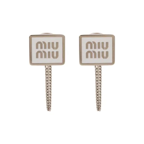 MIU MIU Серьги с эмалью Женские