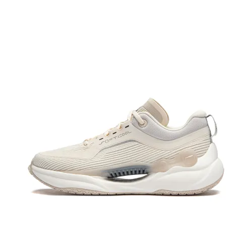 LINING Низкий Топ Casual Женский Экрю Серый