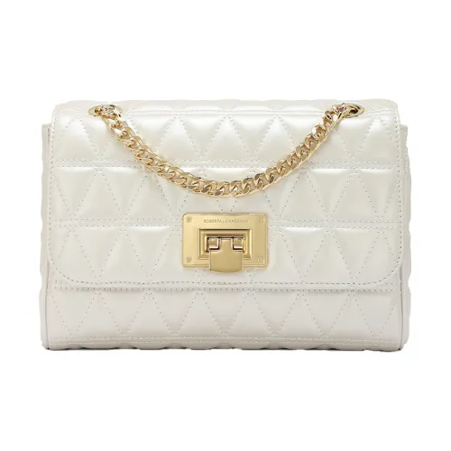 Roberta Di Camerino Сумка через плечо из коровьей кожи маленькая квадратная сумка женская черная белая