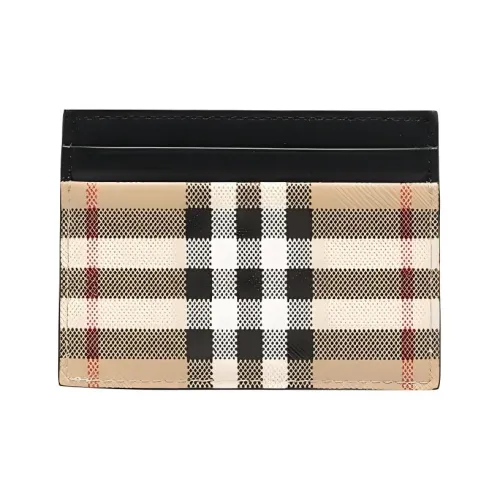 Burberry Кожа Держатель для карт Стандартный Мужской Светлый Умбра