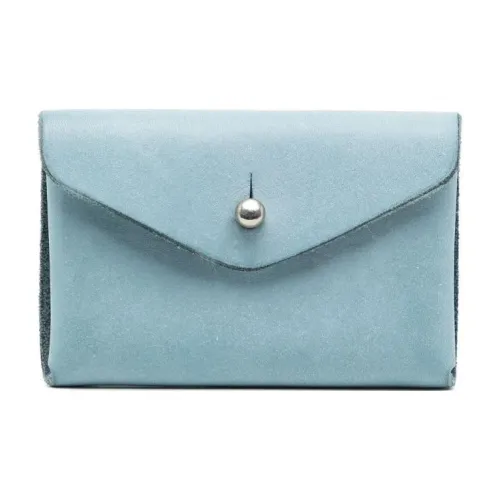 GUIDI Кожа Держатель для карт Унисекс Light Синий