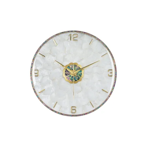 HENSE Кварцевый Movement Унисекс Настенные часы Белый