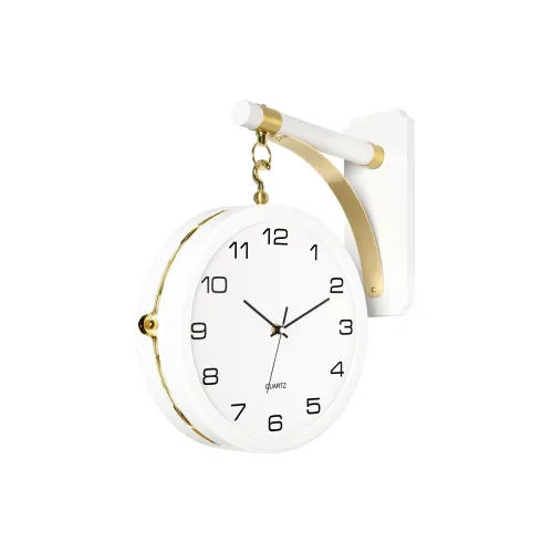 HENSE Кварцевый Movement Унисекс Настенные часы Белый