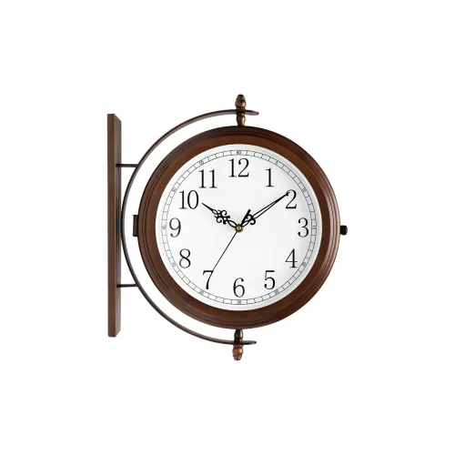 HENSE Кварцевый механизм металл стена часы унисекс белый циферблат HDS66