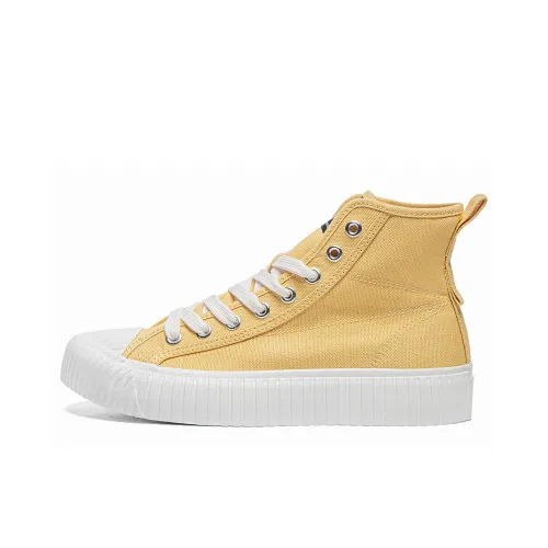 KAPPA Шорты Устойчивые к истиранию Высокие Кроссовки для скейтбординга Унисекс Лакрица Желтый