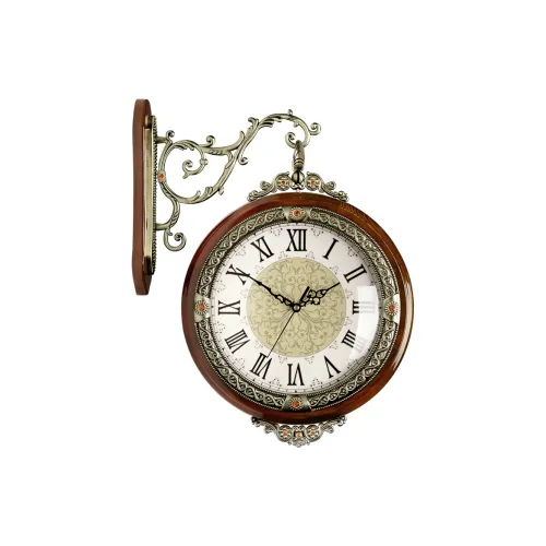 HENSE Кварцевый механизм массивная древесина настенный часы унисекс белый циферблат HDS05