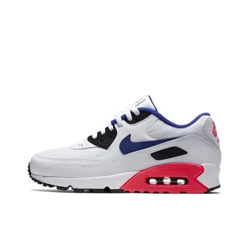 Nike Air Max 90 Амортизация Износостойкий Низкий Топ Повседневная Обувь Унисекс Белый Розовый