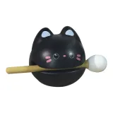 Merit Деревянная Рыбка Черный Кот 10,5*6,8*6 см