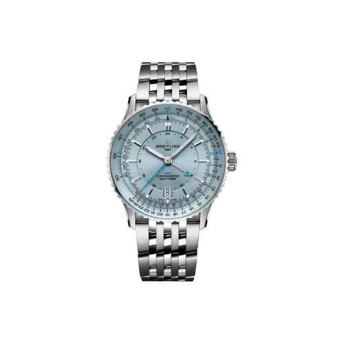 BREITLING Автоматический Механический Часы Мужские Aviation Chronograph Collection 41 мм Синий