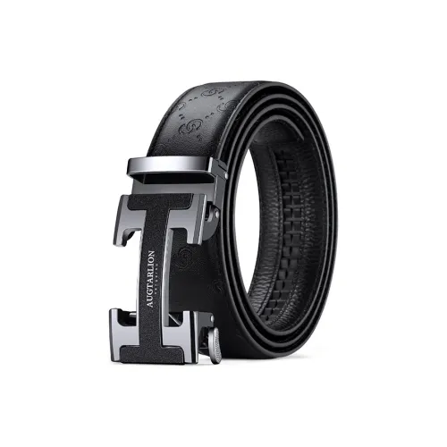 AUGTARLION Повседневный Автоматический Застежка Ремешки из Коровьей Кожи Мужские Металлический Золотой Серебряный 3,5 см