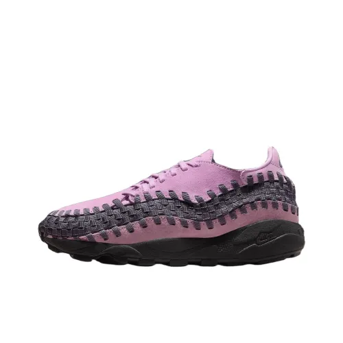 Nike Air Footscape Кэжуал Низкий Топ Розовый/Темный Raisins Li Розовый Черный Унисекс