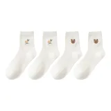 4 пары (Вышитая версия Loquat X2 + Вышитая версия Тедди X2)
