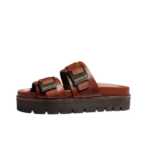 GRENSON Слипоны Женские Коричневый