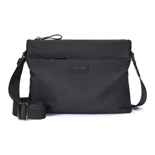 PABOJOE Холст с нейлоновым тканевым покрытием холстовая сумка через плечо мужская черная