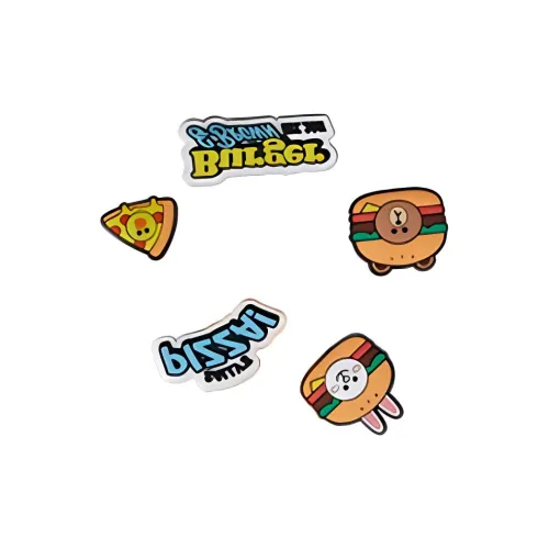 Crocs ПВХ Аксессуары для обуви Унисекс Многоцветные