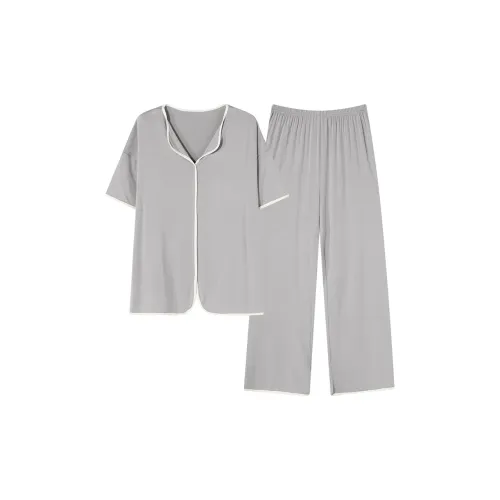 Mulong Family Пижамный комплект Женская серебряная