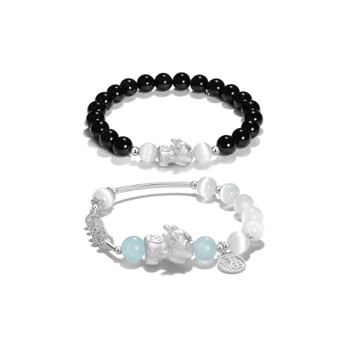 D.K.X Стекло Кошачий глаз Браслеты Унисекс